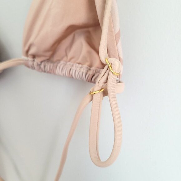 NWT Onia Alexa Ombre Croc Nude Multi Bikini Top - Picture 11 of 13